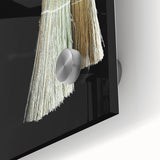 Traditional Broom Pair - Rustic Household Wall Art