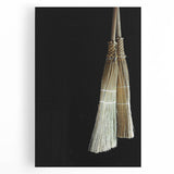 Traditional Broom Pair - Rustic Household Wall Art