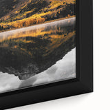 Mountain Reflection - Serene Autumn Landscape Art