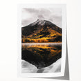 Mountain Reflection - Serene Autumn Landscape Art
