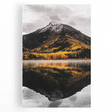Mountain Reflection - Serene Autumn Landscape Art