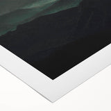 Twilight Flight Over Hills - Rustic Landscape Art