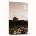 Mountain Cabin Serenity - Rustic Landscape Wall Art