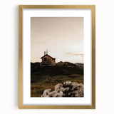 Mountain Cabin Serenity - Rustic Landscape Wall Art