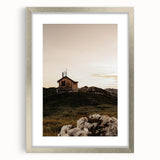 Mountain Cabin Serenity - Rustic Landscape Wall Art