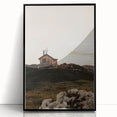 Mountain Cabin Serenity - Rustic Landscape Wall Art