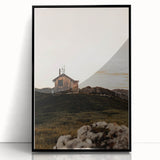 Mountain Cabin Serenity - Rustic Landscape Wall Art