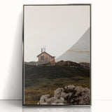 Mountain Cabin Serenity - Rustic Landscape Wall Art