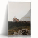 Mountain Cabin Serenity - Rustic Landscape Wall Art
