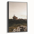Mountain Cabin Serenity - Rustic Landscape Wall Art