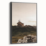 Mountain Cabin Serenity - Rustic Landscape Wall Art
