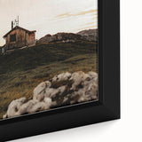 Mountain Cabin Serenity - Rustic Landscape Wall Art