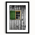 Rustic Cabin Window - Vintage Architectural Wall Art