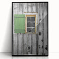 Rustic Cabin Window - Vintage Architectural Wall Art