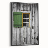 Rustic Cabin Window - Vintage Architectural Wall Art