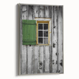 Rustic Cabin Window - Vintage Architectural Wall Art
