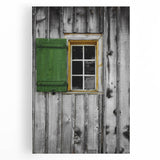 Rustic Cabin Window - Vintage Architectural Wall Art