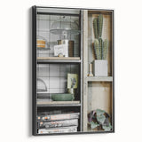 Charming Kitchen Shelves - Rustic Home Decor Art