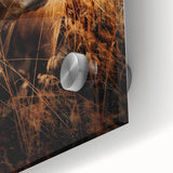 Golden Field Cow - Tranquil Rustic Farm Art