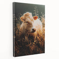 Golden Field Cow - Tranquil Rustic Farm Art