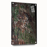Rustic Wall Art - Camouflaged Nature Scene for Farmhouse Decor
