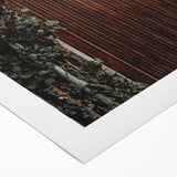 Rustic Wall Art - Ivy-Covered Wooden Door for Farmhouse Decor