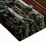 Rustic Wall Art - Ivy-Covered Wooden Door for Farmhouse Decor