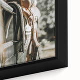 Rustic Wall Art - Saddle on Fence Farmhouse Decor for Rustic Homes