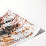 Forest Forager - Rustic Moose Portrait Art"