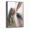Rustic Wall Art - Horse Close-Up Farmhouse Decor for Rustic Homes
