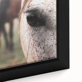 Rustic Wall Art - Horse Close-Up Farmhouse Decor for Rustic Homes