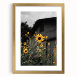 Rustic Wall Art - Sunflower Bloom Farmhouse Decor for Rustic Homes