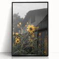 Rustic Wall Art - Sunflower Bloom Farmhouse Decor for Rustic Homes