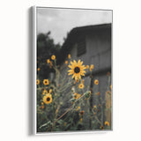 Rustic Wall Art - Sunflower Bloom Farmhouse Decor for Rustic Homes