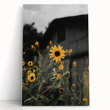 Rustic Wall Art - Sunflower Bloom Farmhouse Decor for Rustic Homes