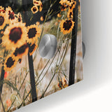 Rustic Wall Art - Wildflowers and Fence Farmhouse Decor for Rustic Homes