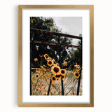 Rustic Wall Art - Wildflowers and Fence Farmhouse Decor for Rustic Homes