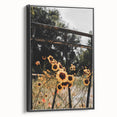 Rustic Wall Art - Wildflowers and Fence Farmhouse Decor for Rustic Homes
