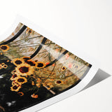 Rustic Wall Art - Wildflowers and Fence Farmhouse Decor for Rustic Homes