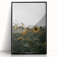 Rustic Wall Art - Sunflower Field Farmhouse Decor for Cozy Homes