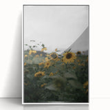 Rustic Wall Art - Sunflower Field Farmhouse Decor for Cozy Homes