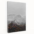 Rustic Wall Art - Mountain Range in Autumn Farmhouse Decor for Homes