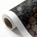 Rustic Wall Art - Stacked Logs Farmhouse Decor for Cozy Rustic Homes