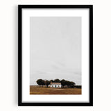 Serene Farmhouse - Vintage Rustic Landscape Art