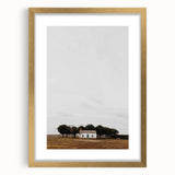 Serene Farmhouse - Vintage Rustic Landscape Art