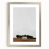 Serene Farmhouse - Vintage Rustic Landscape Art