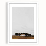 Serene Farmhouse - Vintage Rustic Landscape Art