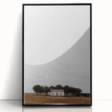 Serene Farmhouse - Vintage Rustic Landscape Art