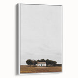 Serene Farmhouse - Vintage Rustic Landscape Art