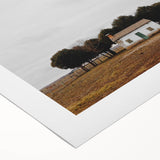 Serene Farmhouse - Vintage Rustic Landscape Art